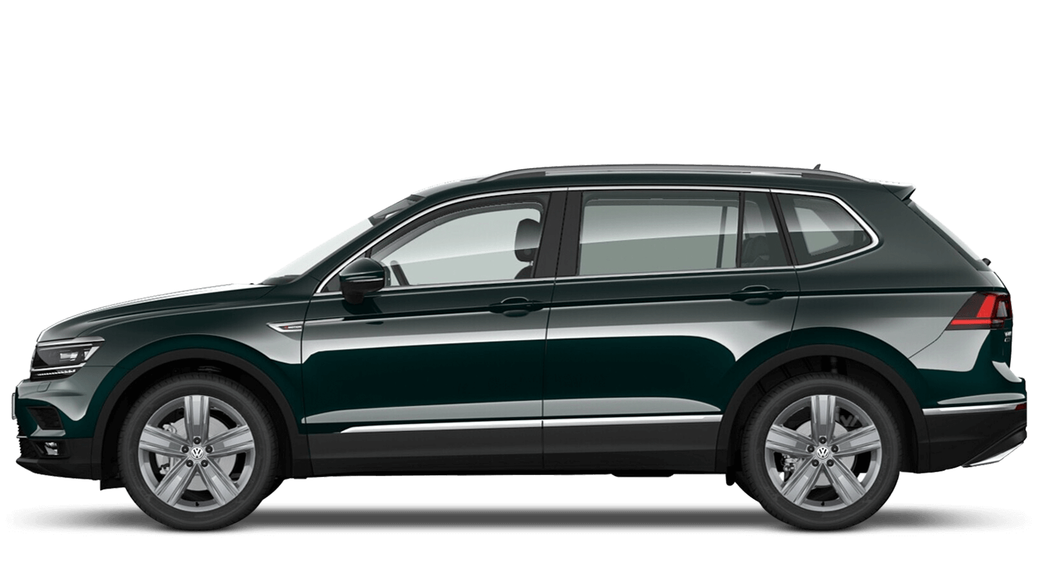Dark Moss Green (Metallic / Pearl) Volkswagen Tiguan Allspace