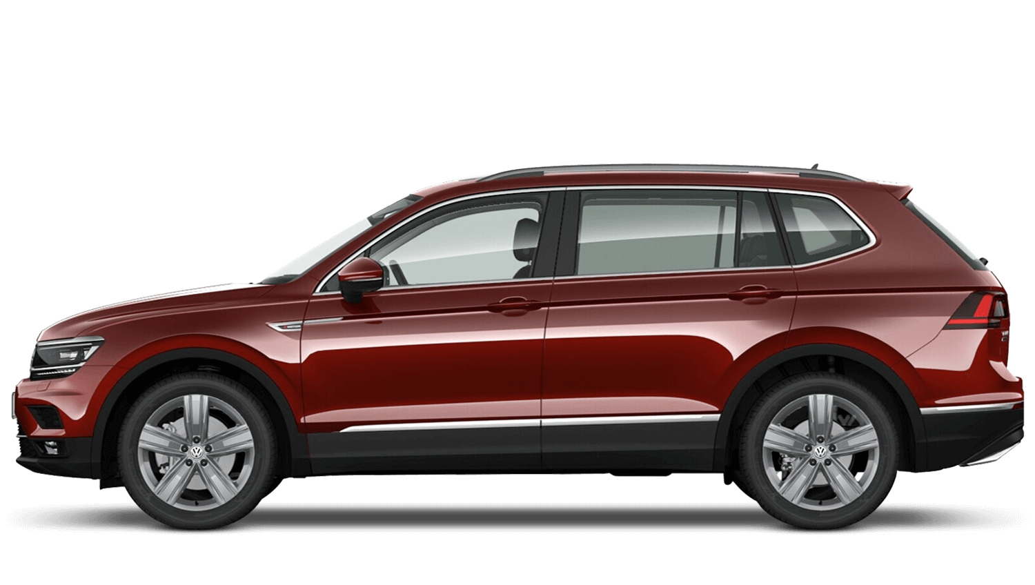 Ruby Red (Metallic / Pearl) Volkswagen Tiguan Allspace