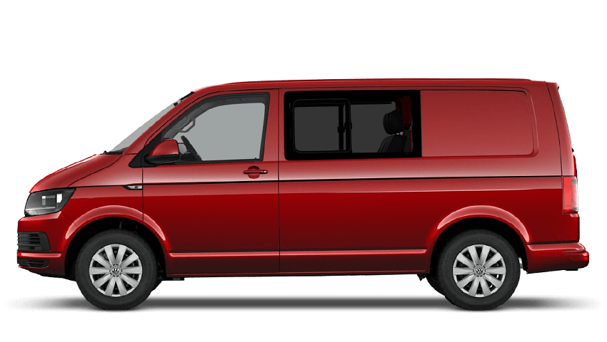 Cherry Red (Solid) Volkswagen Transporter Kombi