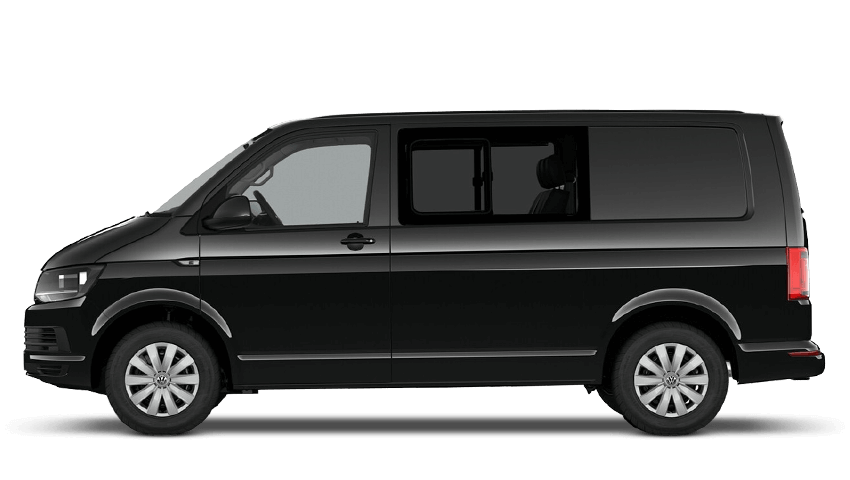 Deep Black Pearl (Pearl) Volkswagen Transporter Kombi